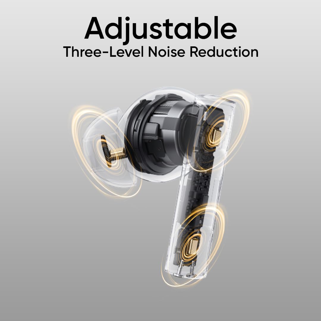 Wireless Earbuds with 46dB ANC & 360° Spatial Audio | realme - Image 8